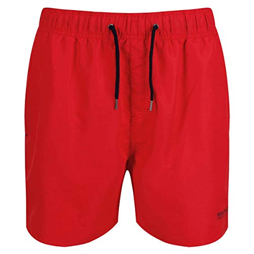 Regatta Mawson II - Bañador para Hombre con Forro de Malla de Secado rápido, Hombre, Pantalones Cortos, RMM011, Pimienta, XXL