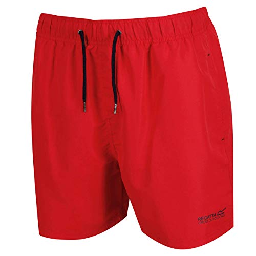 Regatta Mawson II - Bañador para Hombre con Forro de Malla de Secado rápido, Hombre, Pantalones Cortos, RMM011, Pimienta, XXL