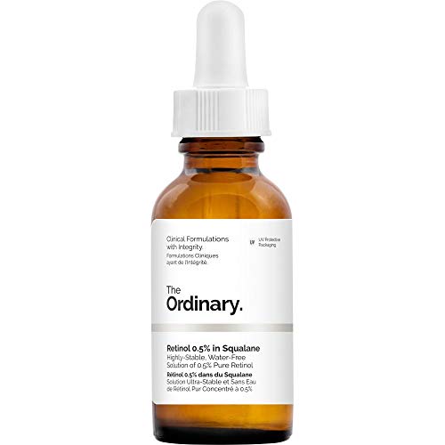 Retinol The Ordinary, 0,5 %, en escualano, 30 ml