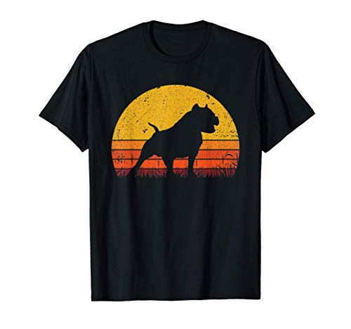 Retro Pitbull Shirt Dog Mom Dog Dad Gift Vintage Pitbull Camiseta