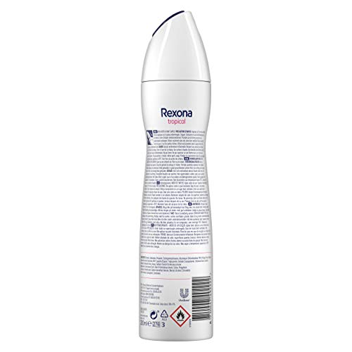 Rexona - Tropical Aerosol Antitranspirante para Mujer, Protección 48 horas - 200 ml
