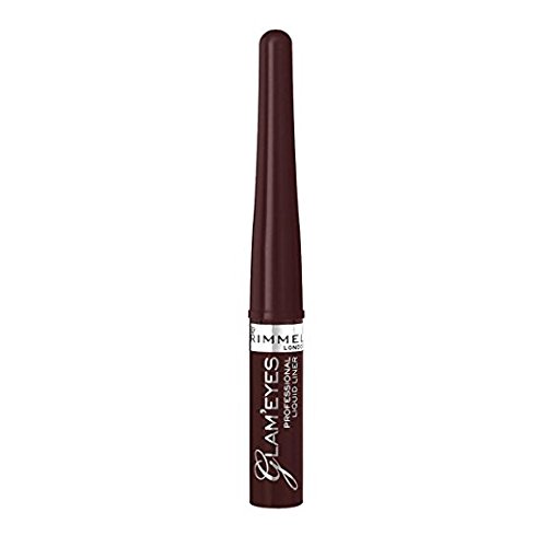 Rimmel London Glameyes Professional Liquid Liner Delineador Líquido Tono Brown Velvet 002 - 3.5 ml