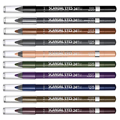 Rimmel London Scandaleyes Waterproof Khol Kajal Liners Tono 4 - 1.3 gr