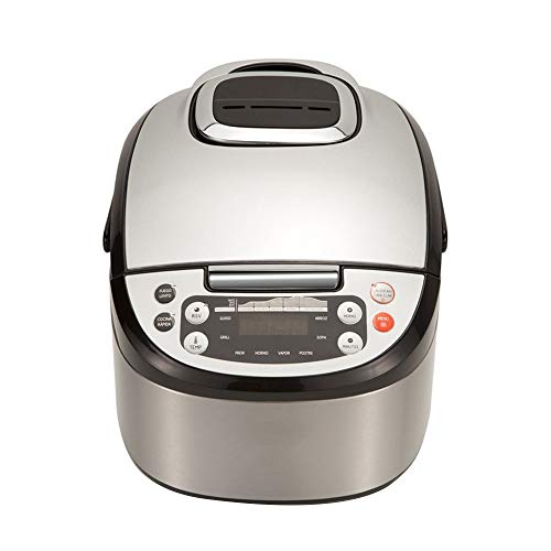 Robot de Cocina Multifunción con Voz, Programable 24 horas, Capacidad de 5 Litros (10 Comensales). 4 Menús Preconfigurados, 8 Programas Automáticos y Calentamiento Envolvente Max. 180ºC