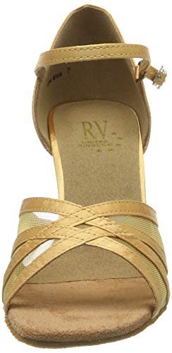 Roch Valley Aphrodite - Zapatos de Mujer Latinos para Mujer, Color Carne, 8 UK