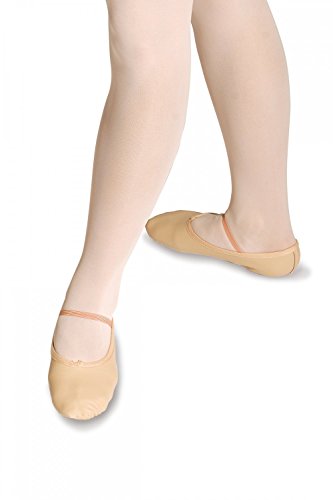 Roch Valley Zapatos de Ballet de Cuero con Suela Completa y Ajuste Ancho para Mujer, Mujer, NWSSLP1.5, Rosa pálido, 1,5