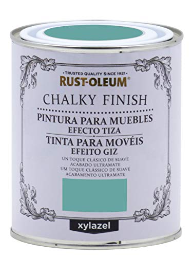 Rust-Oleum Chalky Finish Turquesa 750 ML BRUGUER, Negro