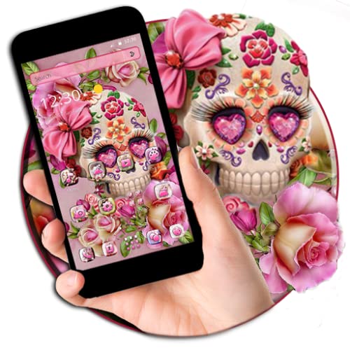 Salmon Floret Skull 2D Theme