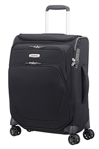 Samsonite Spark SNG - Spinner S Equipaje de Mano con Bolsillo Superior, 55 cm, 43 L, Negro (Black)