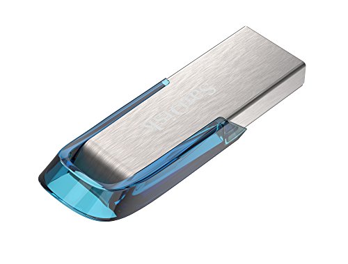 SanDisk Ultra Flair Memoria Flash USB 3.0 de 32 GB con hasta 150 MB/s de Velocidad de Lectura, Color Azul