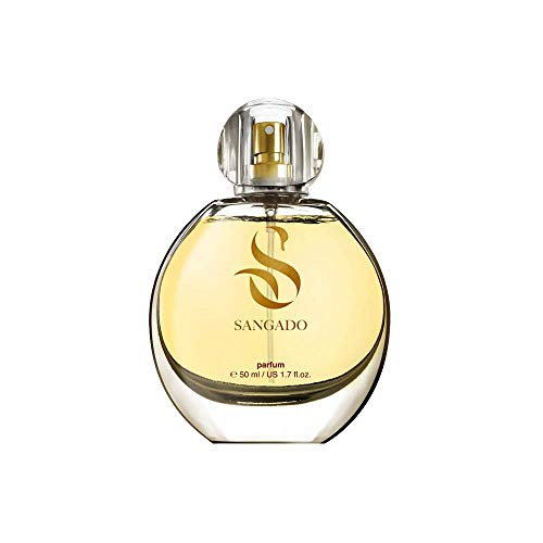 SANGADO Pensé en Ti Perfume para Mujeres, Larga Duración de 8-10 horas, Olor Lujoso, Oriental Floral, Francesas Finas, Extra Concentrado (Parfum), Spray de 50 ml, Un Gran Regalo Para Mujeres