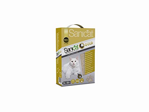 Sanicat Gold 5L, Arena de Gatos, Aroma a Talco