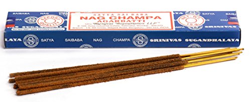 Satya Nag Champa - Varillas de incienso, 15 g, 3 unidades