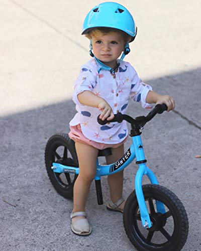 Sawyer - Bicicleta Sin Pedales Ultraligera - Niños 2, 3 y 4 Años (Azul)