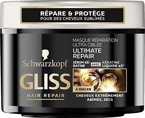 Schwarzkopf Gliss –  – Máscara rparation ultra-cible Ultimate Repair – Pot 200 ml