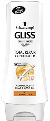 Schwarzkopf Gliss total reparación de 19 Acondicionador 200ml - Paquete de 6