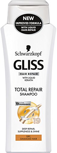 Schwarzkopf Gliss total reparación de 19 Champú 250ml - Paquete de 6