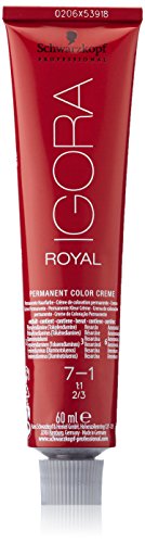 Schwarzkopf Igora Royal Tinte Permanente, Tono 7-1 - 60 ml