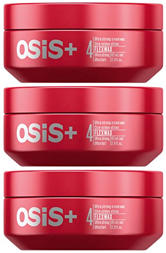 Schwarzkopf Osis+ Flexwax Ultra Strong Cream Wax - 2.8 fl. oz. / 85 ml (Set of 3) by Schwarzkopf Professional