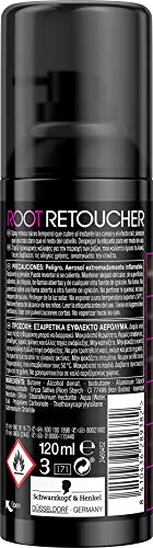 Schwarzkopf Root Retoucher - Coloración del Cabello Negro (pack de 3)