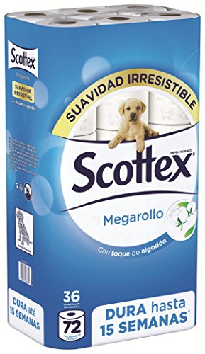 Scottex Megarollo Papel Higiénico - 36 Rollos