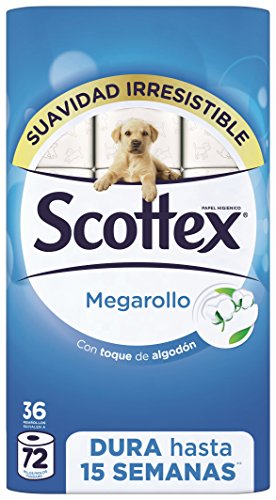 Scottex Megarollo Papel Higiénico - 36 Rollos