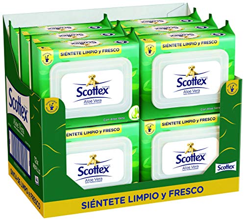 Scottex Sensitive Papel Higiénico con Aloe Vera - 12 paquetes de 66 unidades - Total: 792 Unidades