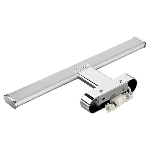 SEBSON® Lámpara LED Espejo 40cm, montaje en pared, espejo baño IP44 de lámpara, luz blanca neutra 4000K, 410x135x41mm, 8W, 600lm