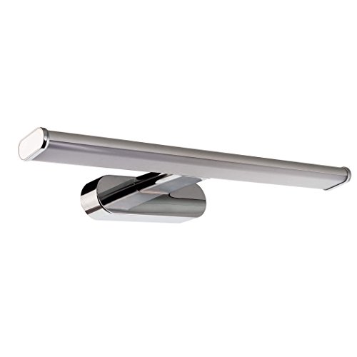 SEBSON® Lámpara LED Espejo 40cm, montaje en pared, espejo baño IP44 de lámpara, luz blanca neutra 4000K, 410x135x41mm, 8W, 600lm