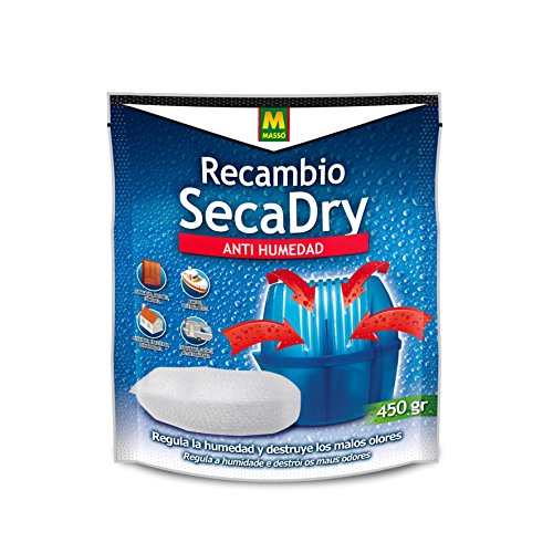 Secadry 230010 Recambio Antihumedad, Blanco, 15.5x4.5x19.5 cm