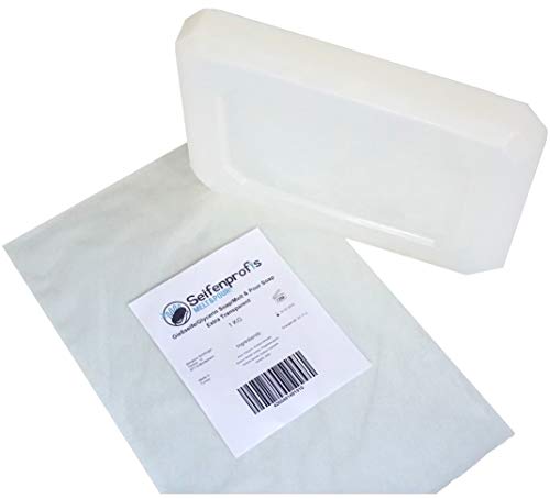 Seifenprofis Jabón Base de glicerina, Transparente (Libre de SLS) (1kg Transparente)