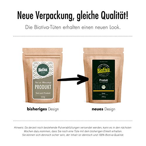 Semillas de fenogreco orgánico molidas 250 g - Infusión o condimento - Trigonella foenum-graecum - llenado y verificado en Alemania (DE-ÖKO-005)