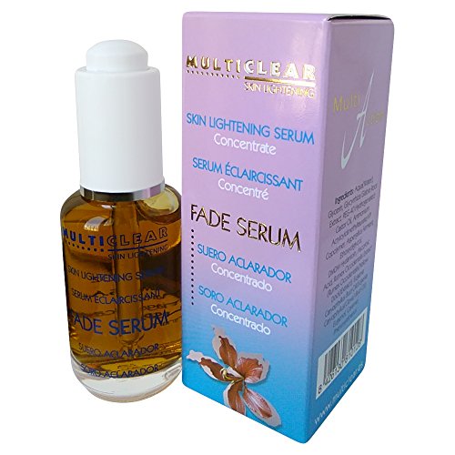 Serum Aclarador Concentrado MULTICLEAR - 30ML. Con Ácido Kojico y Láctico. Antiacné, Antimanchas y Antienvejecimiento Ideal para pieles con manifestaciones de acné.