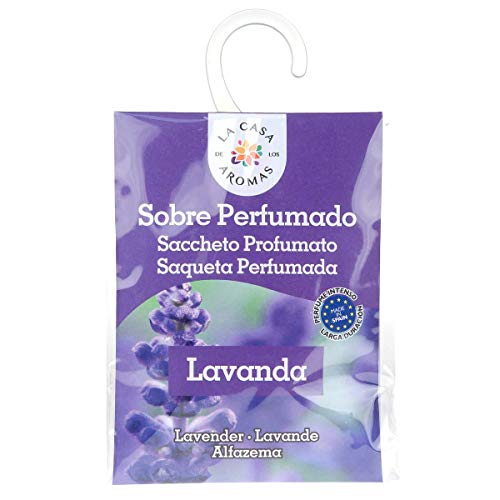 Set de 12 Sobres Perfumados, Bolsitas Aromáticas de Lavanda, Saquitos para el Armario, Cajón, Ropa de Bebé, Zapatero, Maleta