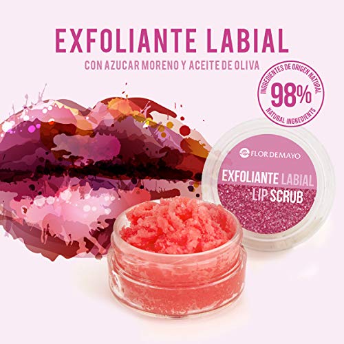 Set Exfoliante Labial Azúcar Sabor Chicle Y Bálsamo Sabor Cereza. Hidrata Y Repara Labios Secos Y Agrietados. Origen Natural