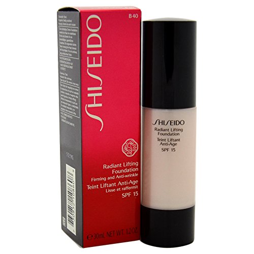 Shiseido   54174 Radiant Lifting Foundation SPF 15 - B40 Natural Fair Beige, 30ml