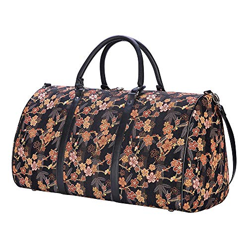 Signare Tapiz – Grande Bolsas de Viaje Mujer/Bolsa Deporte para Mujeres con diseños de V&A (Ume Sakura)