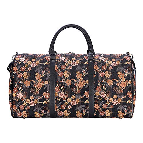 Signare Tapiz – Grande Bolsas de Viaje Mujer/Bolsa Deporte para Mujeres con diseños de V&A (Ume Sakura)