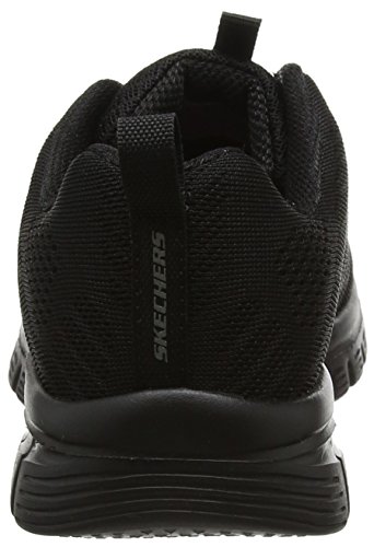 Skechers Women 12615 Low-Top Trainers, Black (Black Mesh/Trim Bbk), 6 UK (39 EU)