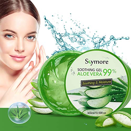 Skymore Aloe Vera Gel, Gel Hidratante, Natural Hidratante Gel de Aceite para el Control del Acné, Productos para el Cuidado de la Piel, Máscara de Aloe Vera, Cuidado Natural de la Piel