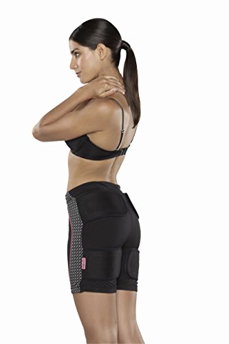 Slendertone Short Bottom Electroestimulador para glúteos Mujer, Negro/Rosa