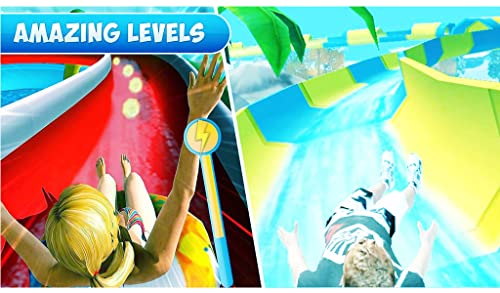 Slippery Water Slide : Fun Aqua-Park Race Adventure 3D