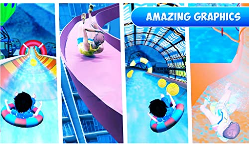 Slippery Water Slide : Fun Aqua-Park Race Adventure 3D