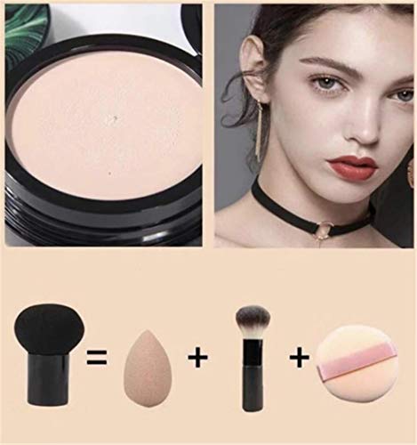 Small Mushroom Head Air Cushion CC Cream, Lasting Concealer Moisturizing Foundation Nude Makeup Whitening Brightening Pigment BB Liquid Foundation Makeup Base Primer (Natural Color)