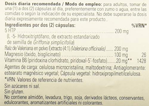 Solgar 5-HTP, Mejora del Equilibrio Emocional y Reducción de la Fatiga, 90 Cápsulas