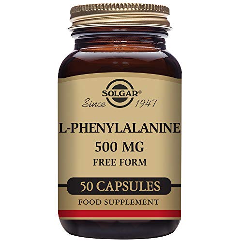 Solgar L-Fenilalanina Cápsulas vegetales de 500 mg - Envase de 50