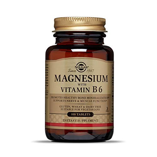 Solgar Magnesio con Vitamina B6 Comprimidos - 100 tabletas