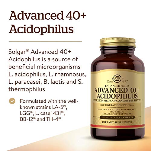 Solgar Solgar 40+ Acidophilus Plus Avanzado Cápsulas vegetales - Envase de 120