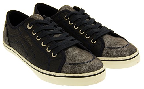 S.Oliver 23614-27 Mujer Azul Casual con Cordones Zapatillas De Verano EU 38