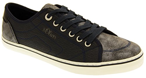 S.Oliver 23614-27 Mujer Azul Casual con Cordones Zapatillas De Verano EU 38